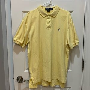 Men’s Ralph Lauren polo, yellow, short sleeve